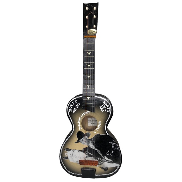 Vintage 1950 Jefferson Hopalong Cassidy 6-String Acoustic Guitar LIMITED #1671 - Picture 4 of 12